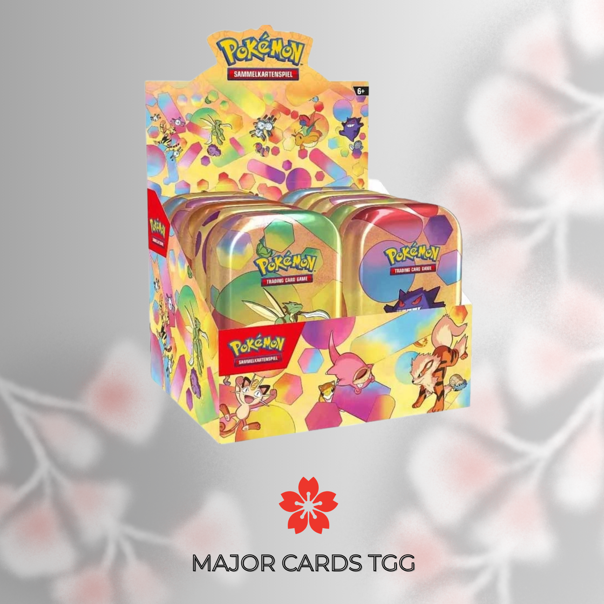 Pokémon Mini-Tin-Set Karmesin & Purpur 151 DE | Pokémon TCG | OVP