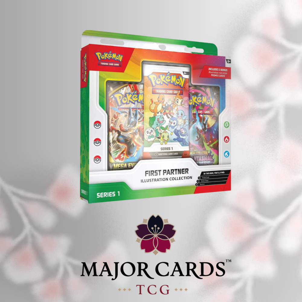 Pokémon Erste Partner Illustrations Kollektion Serie 1 (DE) – Starter Promos & Booster