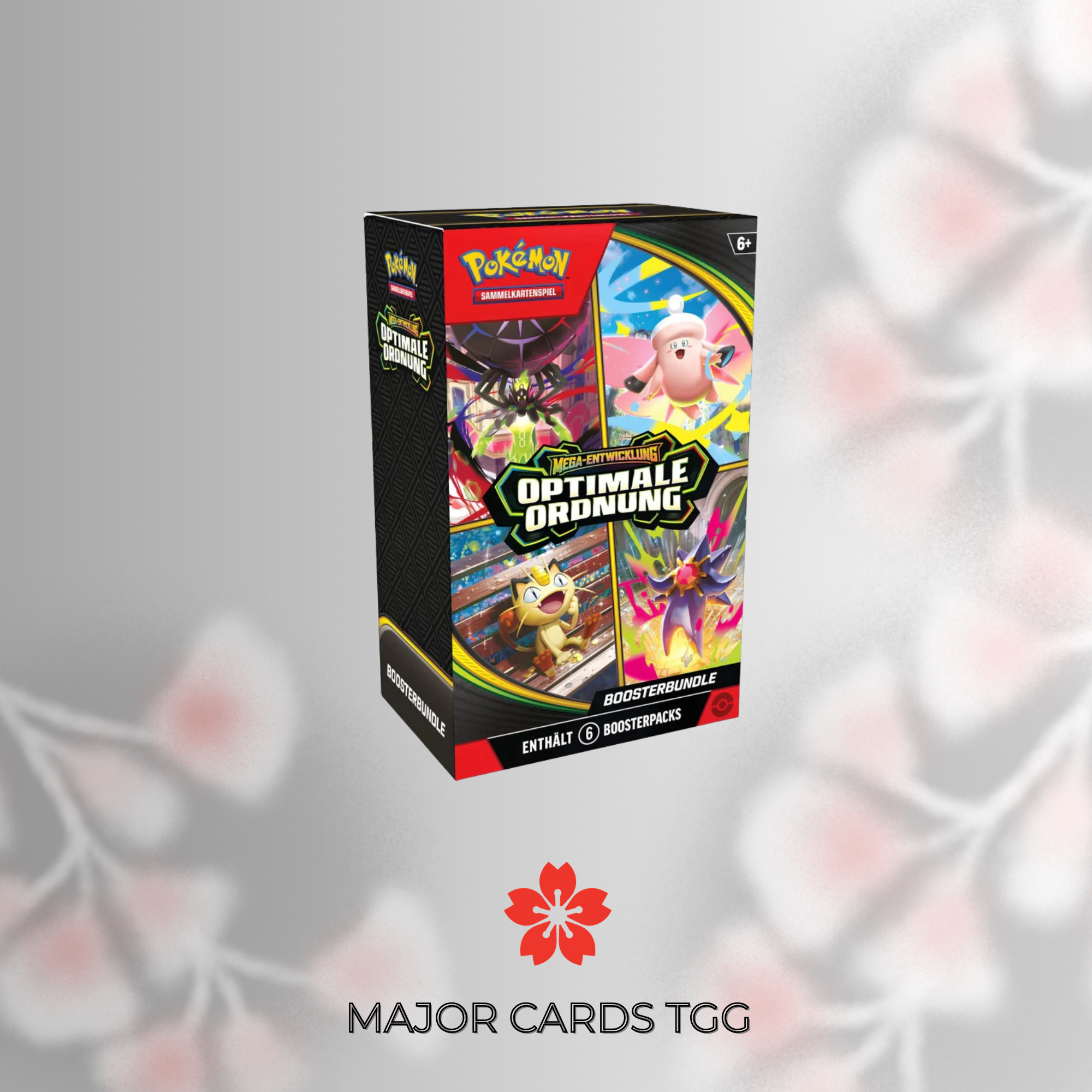 Pokémon Boosterbundle Optimale Ordnung DE | ME03 Pokémon TCG | 6x Booster OVP