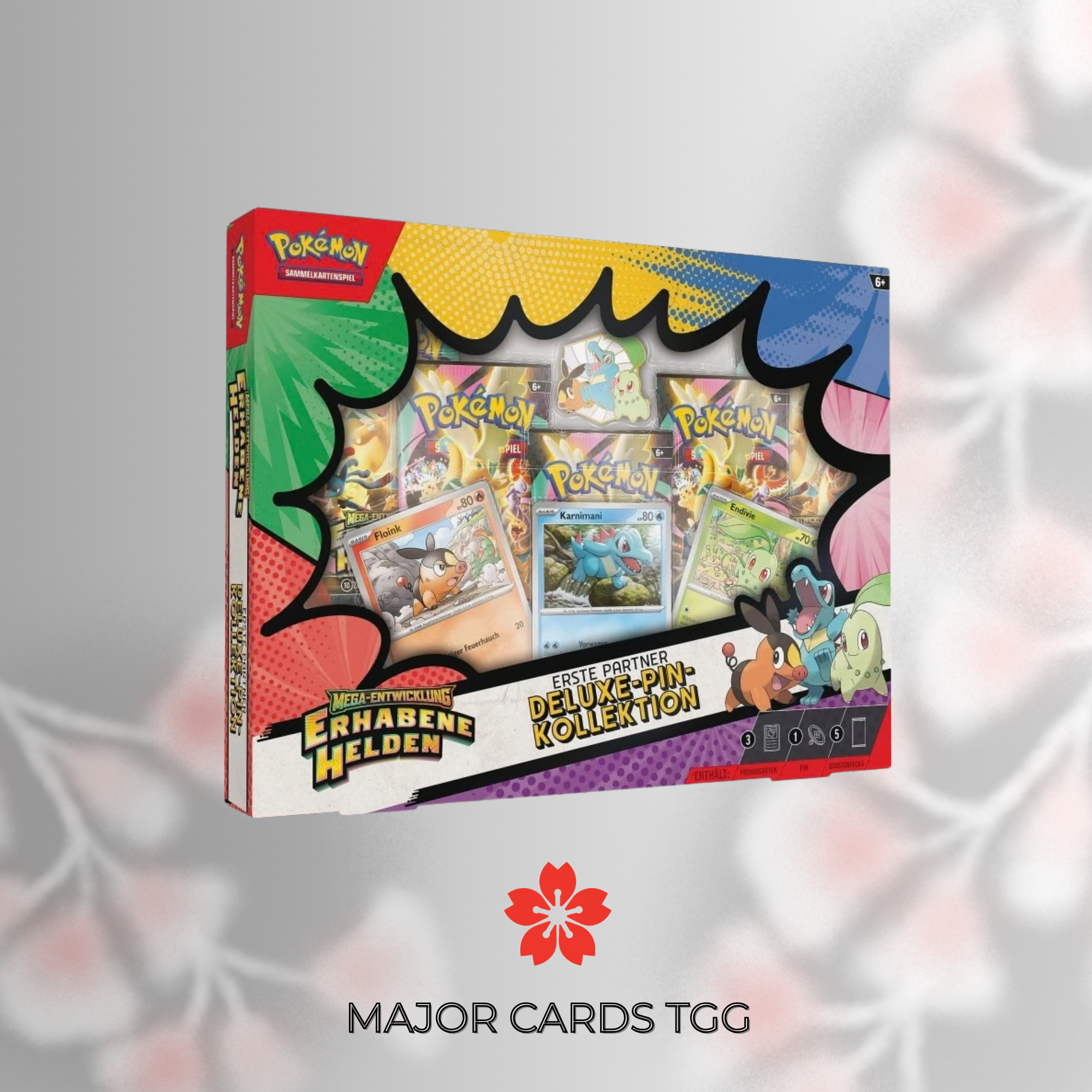 Pokémon Erhabene Helden Deluxe Pin Kollektion DE | ME02.5 | Pokémon TCG | OVP