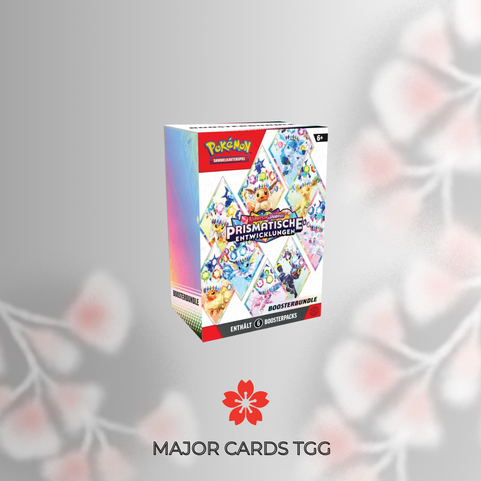 Prismatische Entwicklungen 6er Booster-Bundle DE | Pokémon TCG | OVP