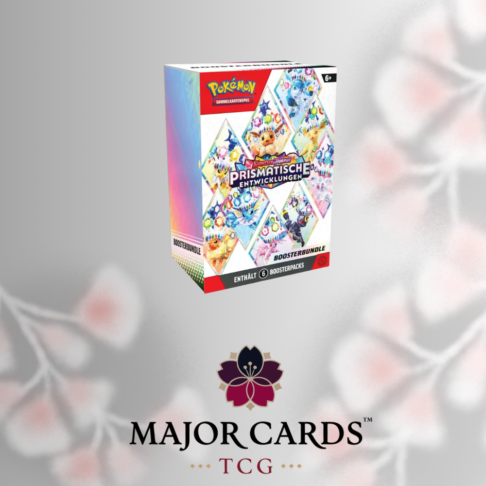 Prismatische Entwicklungen 6er Booster-Bundle DE | Pokémon TCG | OVP