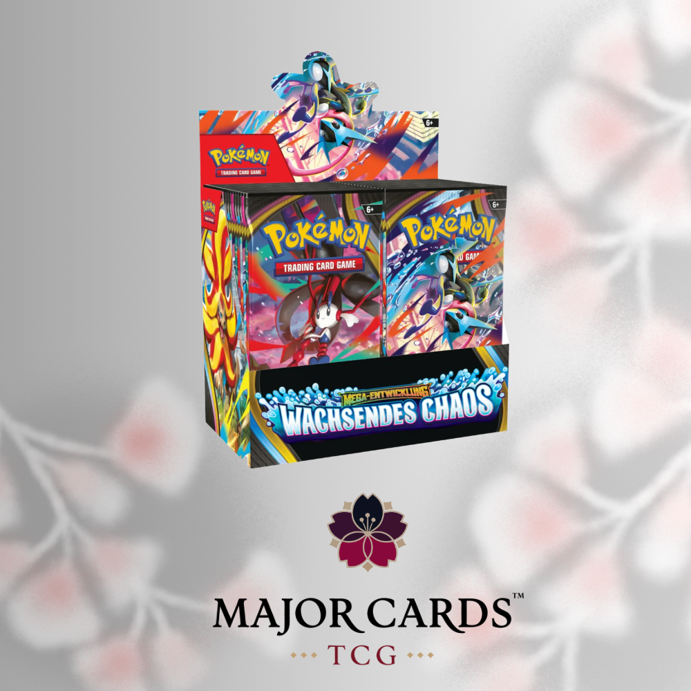Pokémon Wachsendes Chaos Display DE | 36 Boosterpacks | Major Cards TCG